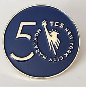 TCS New York City 2021 50th Anniversary Marathon Pin